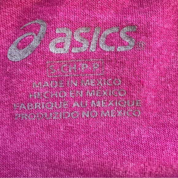 Asics Women's Pink Graphic Tee Size Small - Picture 3 of 6